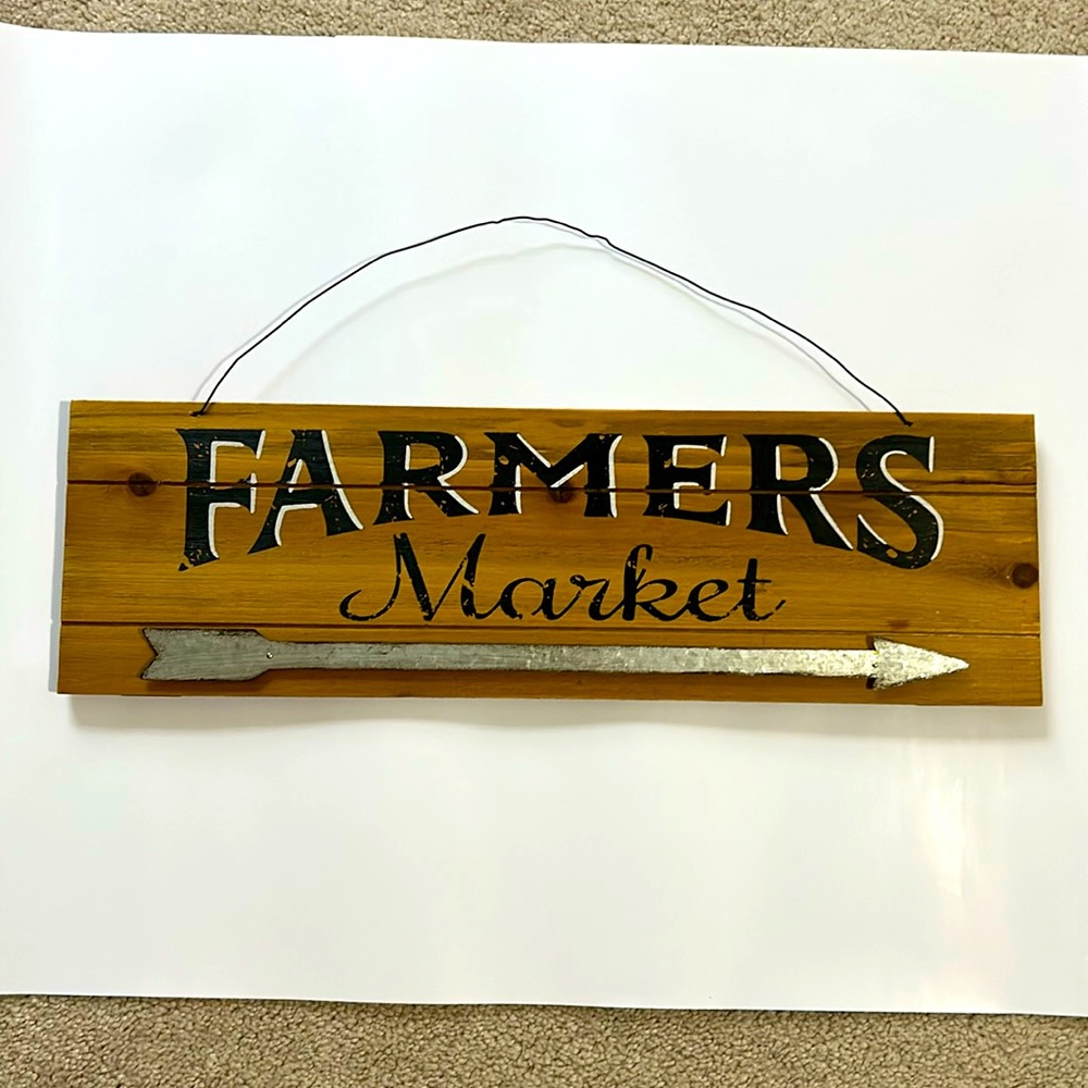 Farmers Market Sign